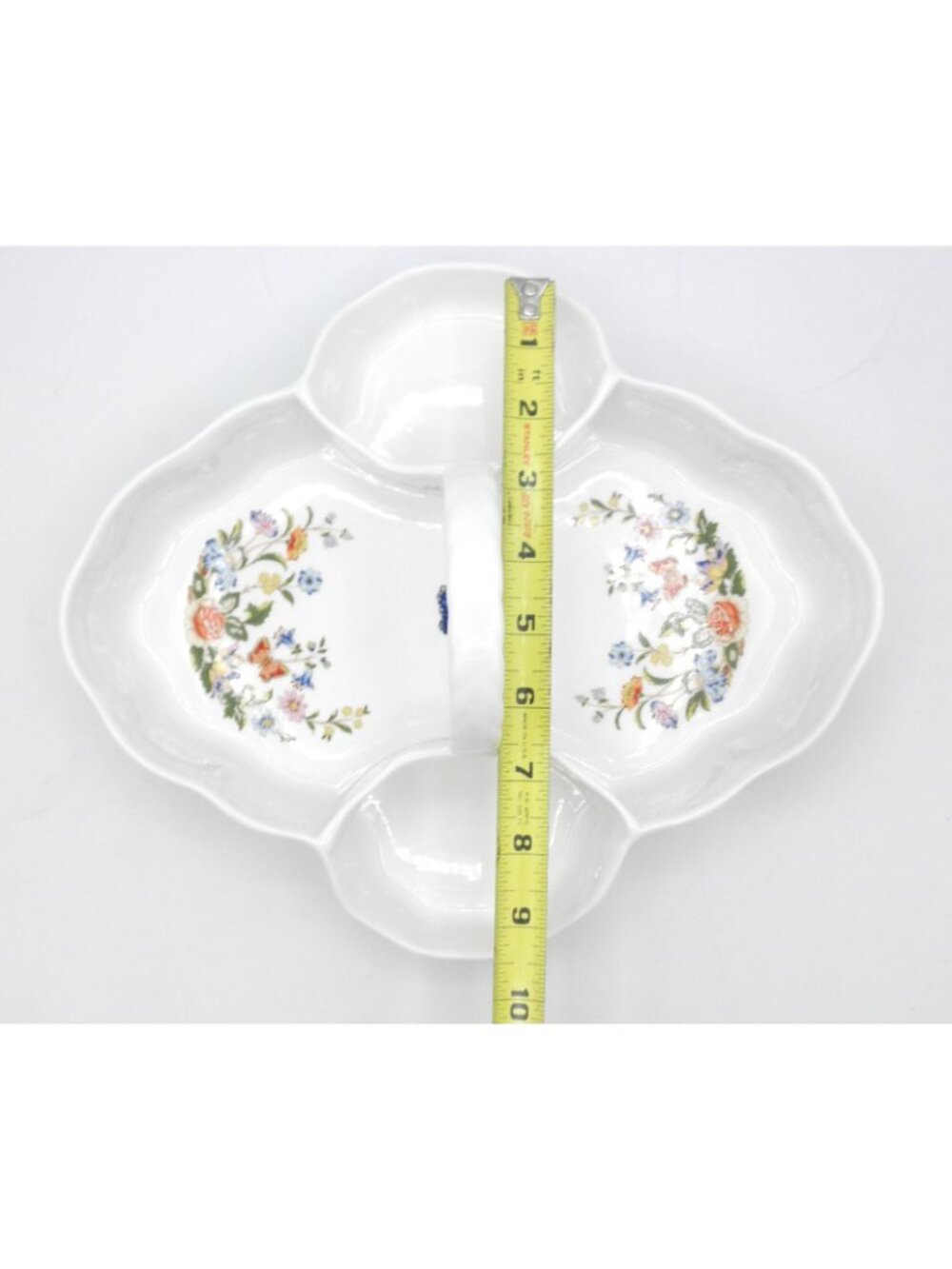 Cottage Garden by Aynsley Strawberry Basket with Cream and Sugar Set of 3 AYNOGA - Picture 7 of 13